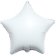 Balão Metalizado Estrela Branca 18" (45cm)