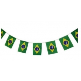 Varal de Bandeiras do Brasil (10 metros)