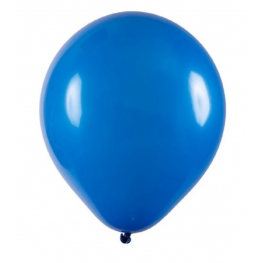 Balão 9" Liso Redondo Azul (50 un.)