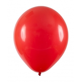 Balão 9" Liso Redondo Vermelho (50 un.)