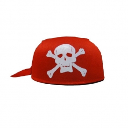 Chapéu Boina de Pirata Vermelha (1 un.)