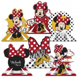 Decoração de Mesa da Minnie Mouse (6 un.)