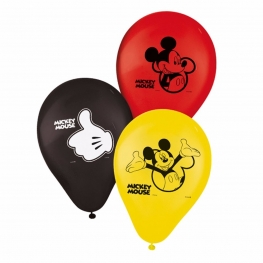 Balão 9" de Látex do Mickey Mouse (25 un.)