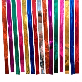 Varal de Fitas Metalizadas Multicolor (6 metros)