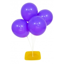 Suporte para Balões com 4 Hastes e Base Plástica Auto Colante