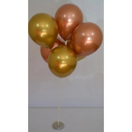 Suporte para Balões com 6 Hastes e Base Plástica com Areia