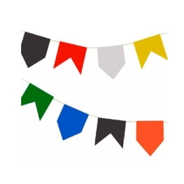 Bandeirinha Plástica de Festa Junina - 7 Metros