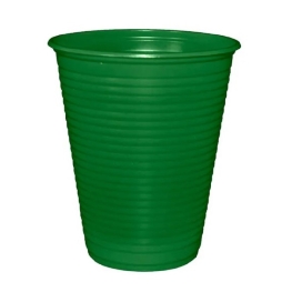 Copo de Plástico Verde 200ml (50 un.)