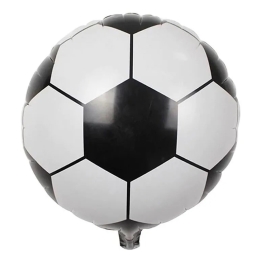 Balão Metalizado Bola de Futebol 18" (45cm)