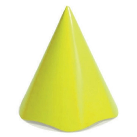 Chapeuzinho de Papel Amarelo Neon (6 un.)