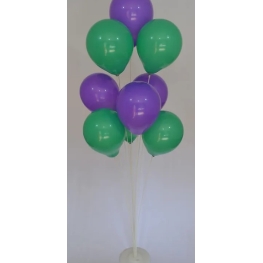 Suporte para Balões 10 Hastes e Base Plástica com Areia