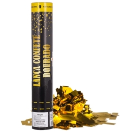 Lança Confete Chuva Dourada 30cm
