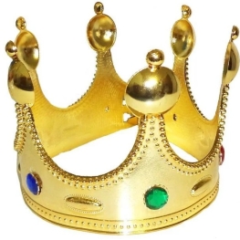 Coroa King Dourada