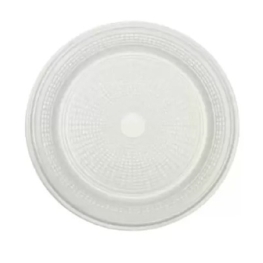 Prato de Plástico Branco 18cm (10 un.)