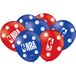 Balão de Látex 9" NBA (25 un.)