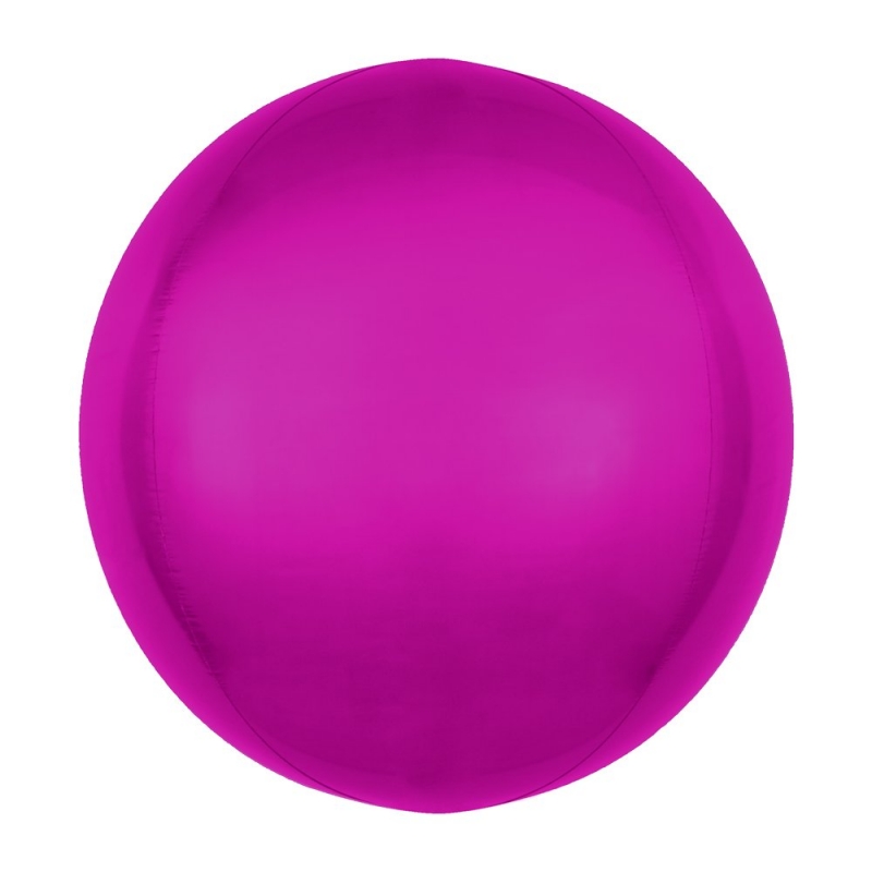 Balão Bolha 60cm Marsala Metalizado