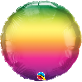 Balão Metalizado Degradê Colorido 18" (45cm)