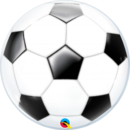 Balão Bubble Bola de Futebol 22" (56cm)
