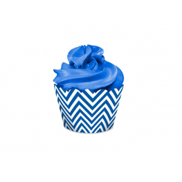 Saia para Cupcake Festa Colors Azul Royal (16 un.)