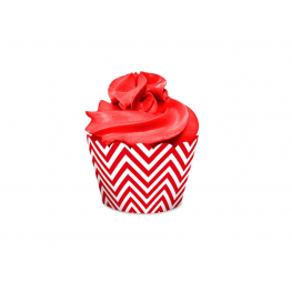 Saia para Cupcake Festa Colors Vermelho (16 un.)