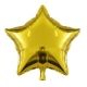 Balão Metalizado Estrela Dourada 9" (25cm)